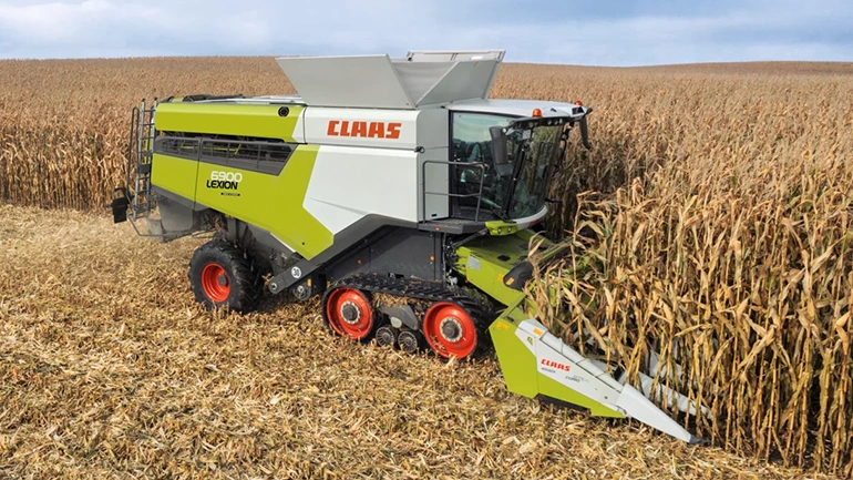 Claas Lexion combine harvester